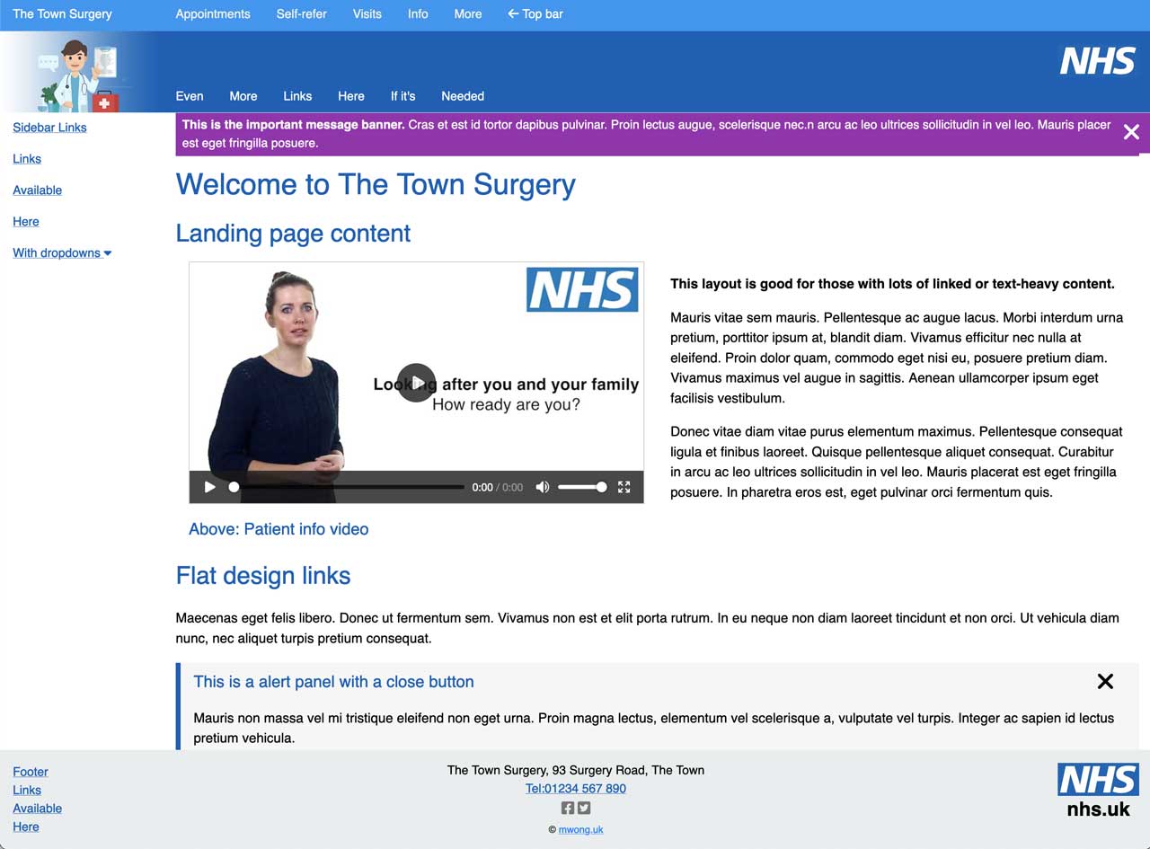 NHSE template